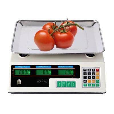 China ACS Count Function 30/40KG Series Cheap Price Scale High Accuracy Electronic Price Balance Computing Scale for sale