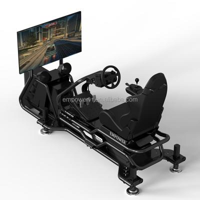 China EMPOWER Virtual Reality Racing Simulator Motion with Steering Wheel and VR Headsets VR Driving Simulator for sale