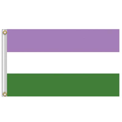 China Hot Sale Polyester 90x150cm 3x5ft Genderqueer FLYING Flag for sale