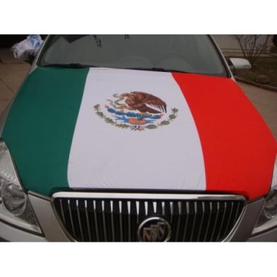 China Health Care Institutes Cup Mexico Flag European Car Motor Hood Cover Car Bonnet Flag for sale