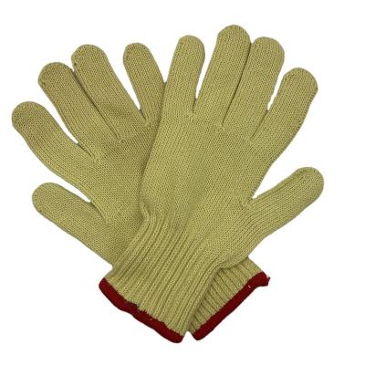 China Aramid Protective Hand Gloves Anti Skid Heat Chat Knitted Fire Resistant Anti Cut Gloves for sale