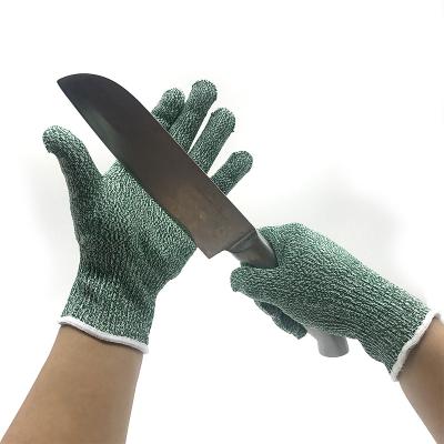 China Anti Cut Level 5 Anti Cut Food Grade Cut Resistant HPPE Meat Cutting Gloves for sale