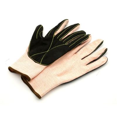 China Anti Cut Resistant Leather Work Gloves Winter Level 5 Cut Resistant Construction Hand Protective Electrical Work Gloves for sale