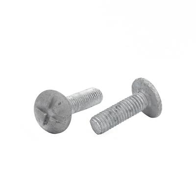 China Head Mushroom Cheese Head Bolts Galvanized Pinch Bolts for sale