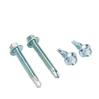 China HEX Sheeting Galvanized Hexagon Self Drilling Screw For Wood for sale