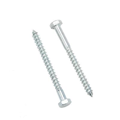 China HEX 4.8 Grade Carbon Steel Hex Head Wood Screw Din571 for sale