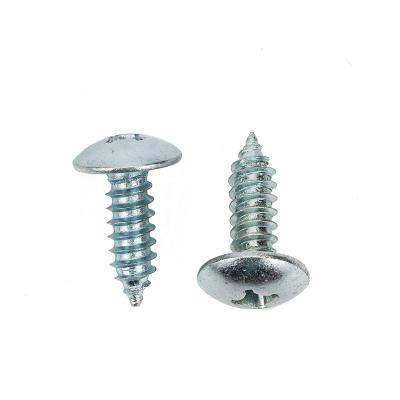 China Flat High Quality Fasteners Galvanized Large Flat Head Self Tapping Screw Flat Countersunk Bolt for sale