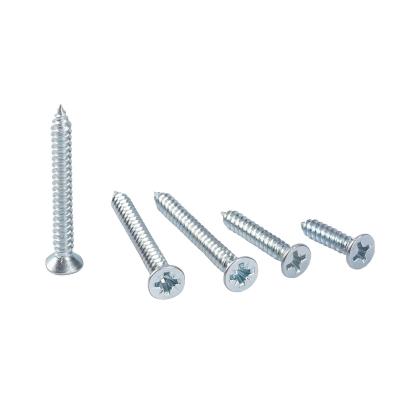 China Flat Flat Head Self Tapping Screw DIN7982 M3.9*32 Flat Tapping Screw for sale