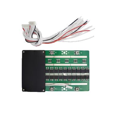 China 12S 60A BMS battery management system aluminum bms with balance temperature sensor for lithium battery BMS for sale