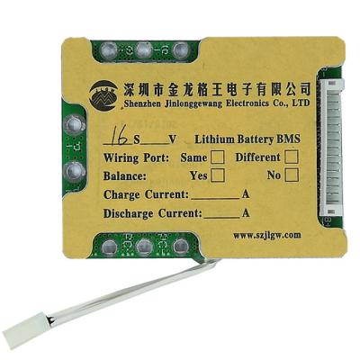 China li-ion bms 16s long lifespan 16S 60v li-ion 30A battery protection board bms for sale