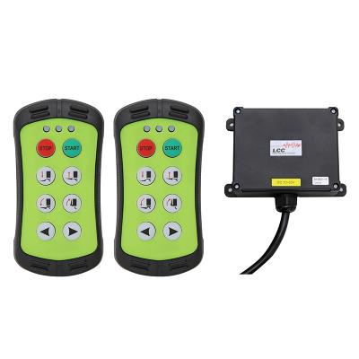 China A600 waterproof mini switch 2T+1R 6 channel 433mhz wireless remote control electric hoist radio remote control for sale