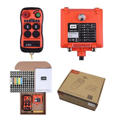 China Q202 LCC 2T and 1R 2 buttons juuko telecrane waterproof industrial radio remote control for crane for sale