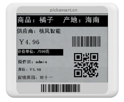 China Supermarket price eel digital epaper 4.2 inch price tag electronic shelf label for sale