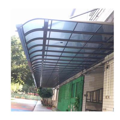 China New Product Aluminum Alloy Window Plastic Balcony Tent Extendable Canopy Glass Shade Door for sale