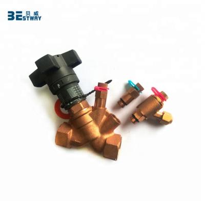 China General Ningbo Bestway Bronze Quick 3Balancing Valve Supplier for sale