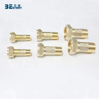 China Brass Lead Free Material Water Meter Fittings For USA Market for sale