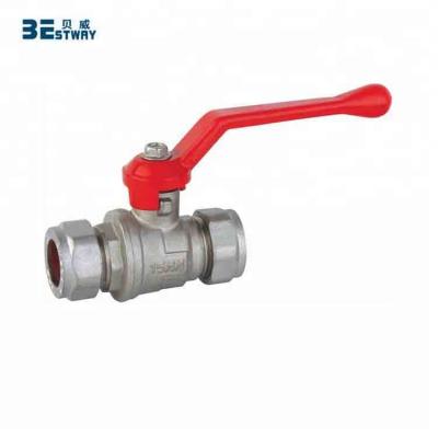 China General Brass Compression Fit Ball Valve for sale