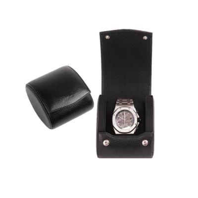 China Single Leather Tray Watch Pu Watch Box PU Watch Box Watch Shop And Display for sale