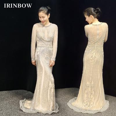 China IRINBOW DD22006 new fashion dry cleaning office dress for 2022 ladies dress women luxury yoni steamer dresses handmade short evening dresses for sale