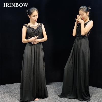 China New fashion vestidos de fiesta party dress dry cleaning IRINBOW DD22009W plus size dress prom dresses for women lace up fabric sequins for sale