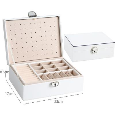 China Hot-selling Jewelry Box Exquisite Jewelry Packaging Display Home Women's Jewelry Storage Box Travel Storage Jewelry Box Large for sale