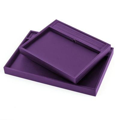 China Wholesale High Quality Smooth Ring Earring Storage Jewelry Display Set Jewelry Tray for sale