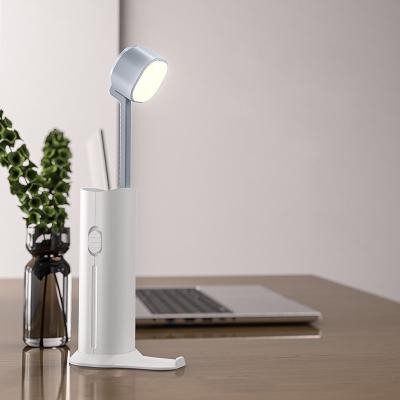 China Modern New Small Foldable Reading lamp, 2 in1 Table lamp flashlight used for bedroom, study, student dormitory outdoor for sale