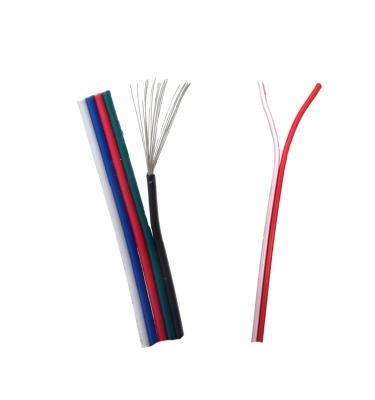 China Underground LaiEn Custom Color and Length PVC insulated UL2468 24awg 4 pin flat ribbon flat  cable for sale