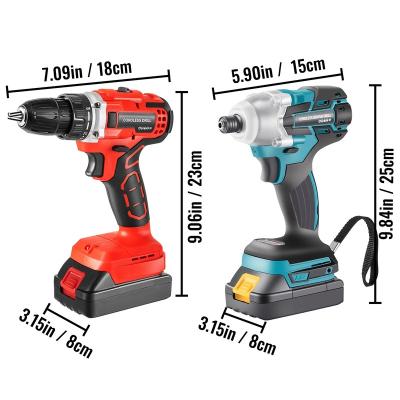 China Ice Fishing Factory Outlet 20V Cordless Electric Drill Mini Wireless Power Driver DC Lithium-Ion Battery 3/8-Inch for sale