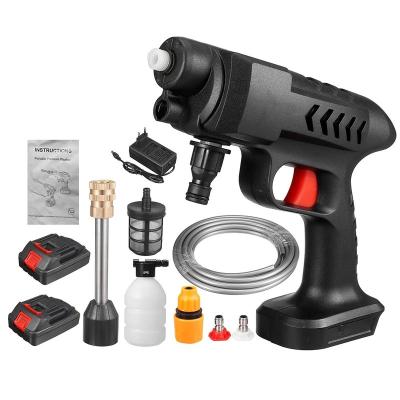 China ABS 70Bar 2000W Rechargeable Cordless High Pressure Electric Car Gasket Spray Water Gun Foam Cleaning Machine For Makita 18V Battery for sale