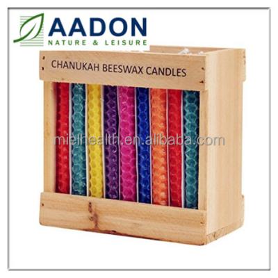 China Candle Relighting Hanukkah Candles for Jewish Menorah Hanukkah Celebrations Candle Beeswax Candle for sale