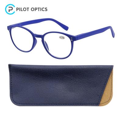 China Latest Pilot Slim Design Korean Round EN ISO 13485 Optical Vintage Reading Glasses for sale