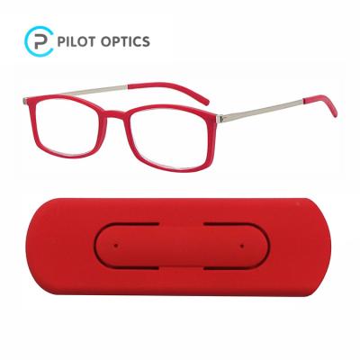 China 2022 thin pilot optics factory custom logo suppliers thinoptic reading glasses for sale