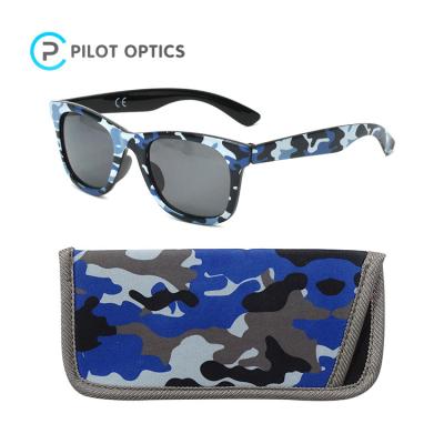 China Fashion Sunglasses Pilot Optical 2022 Kids Camouflage Outdoor Design Your Own Sunglasses for sale