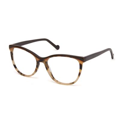 China Fashionable Woman Ladies Ladies Lamination Acetate Cat Eye Optical Frame Korean Optical Frames for sale