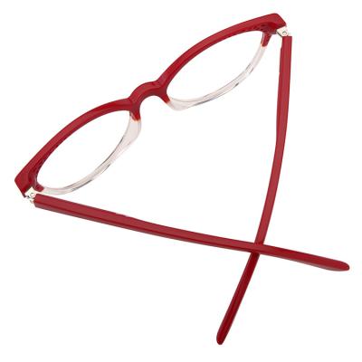 China High Quality Fashionable Popular Woman Glasses Optical Frame Cat Eye Optical Frame for sale