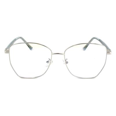 China New Listing High Quality Fashionable Optical Frame Women Cat Eye Metal Eyewear Glasses Optical Frames for sale