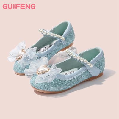 China 2023 Summer Hot Sales Luxury Kids Girls Sandals Breathable Princess Dance Shoes Sequins Kids High Heel Shoes For Girls for sale