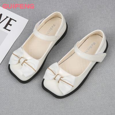 China New Fashion Breathable Stylish Bow Lovely Princess Shoes Kids Girls' Casual Children's Shoes School Shoes for sale