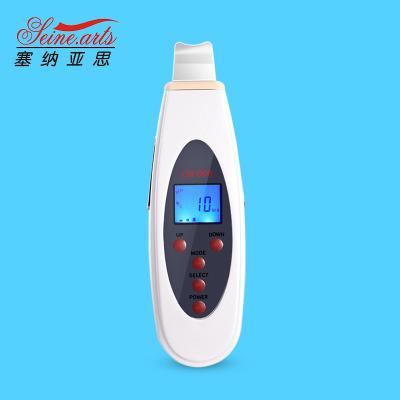 China Portable Deep Clean Ultrasonic Face Shrinking Pore Cleanser Peeling Facial Scrubber Deep Clean Treatment For Personal Skin Care (LW-006) for sale