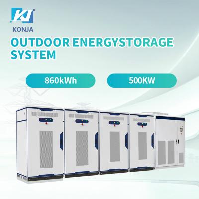 中国 KonJa 高防護レベル エネルギー貯蔵庫 860kWh 500kw 屋外エネルギー貯蔵システム 販売のため