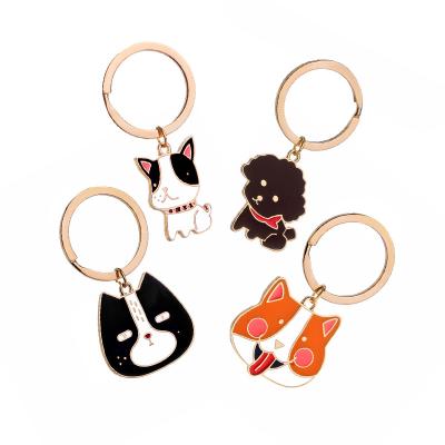 China Custom Innovative Promotional Cute Cartoon Cute Dog Promotional Gift Metal Key Chain,Key Chain Cat for sale