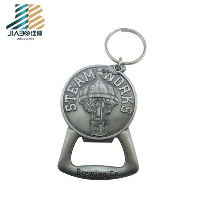 China Bulk Souvenir Design Special Feature Cheap Keychains Beer Bottle Mini Key Chain for sale