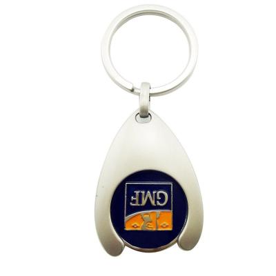 China Custom Euro Souvenir Metal Brand Key Chain UK Carriage Coin for sale