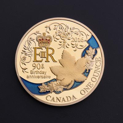 China Hot Sales China Double Sided Custom Logo Coin , Canada Gold Plated Custom Coin Souvenir Coins for sale