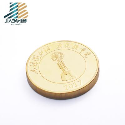 China China Souvenir Metal Gold Coin Custom Collectible Coins for sale