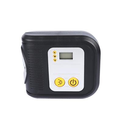 China Tire Pressure Monitor Digital Display Tire Compressor DC 12V Car Tire Pump with Lamp 120psi 10bar Car Air Inflator for sale