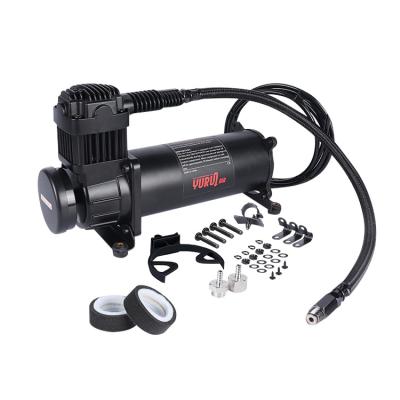 China Multi-Protection 12v Fast Inflation 9 in 1 Professional Automatic Compressor 12v Tire Inflator with Off Road 4x4 Tank Accessories for Car and Bike for sale