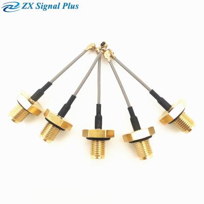 China Telecommunication Antenna / Antenna Pigtail UFL Pigtail Wiring Kit RP-SMA Female To UFL Connector for sale