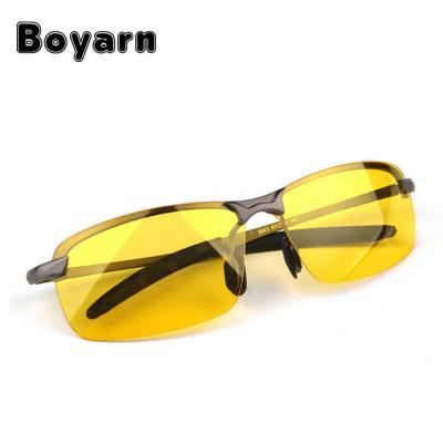 China 2022 New Arrival Square Men's Glasses Car Drivers Night Vision Polarizer Anti-Glare Sun Glasses Polarized Driving Sunglasses for sale